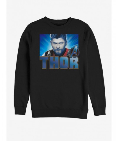 Marvel Avengers: Endgame Thor Gaze Sweatshirt $14.76 Sweatshirts