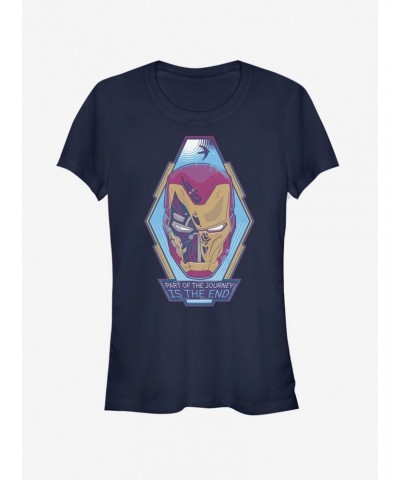 Marvel Avengers: Endgame The End Girls Navy Blue T-Shirt $8.22 T-Shirts