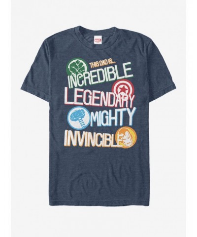 Marvel The Avengers Dad Words T-Shirt $10.28 T-Shirts
