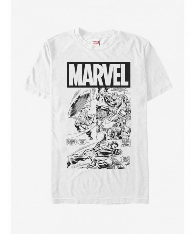 Marvel Captain America Comic Book T-Shirt $7.41 T-Shirts