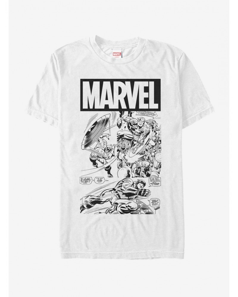 Marvel Captain America Comic Book T-Shirt $7.41 T-Shirts