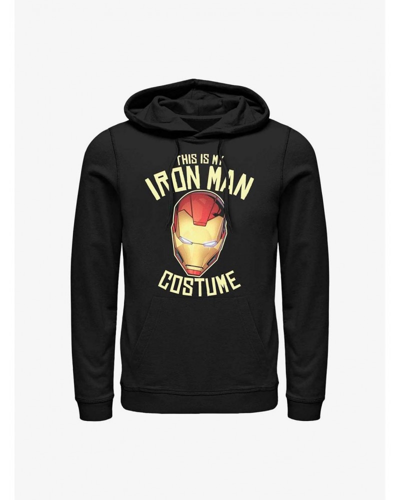 Marvel Iron Man This Is My Costume Hoodie $15.27 Hoodies