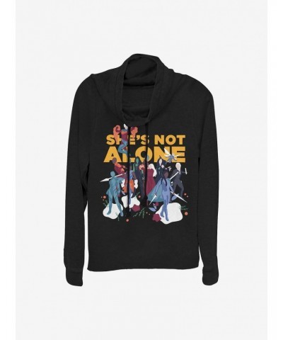 Marvel Avengers She's Not Alone Cowlneck Long-Sleeve Girls Top $13.47 Tops