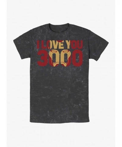 Marvel Avengers Love You 3000 Mineral Wash T-Shirt $10.62 T-Shirts