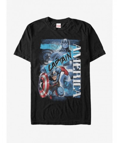 Marvel Captain America Collage T-Shirt $8.60 T-Shirts