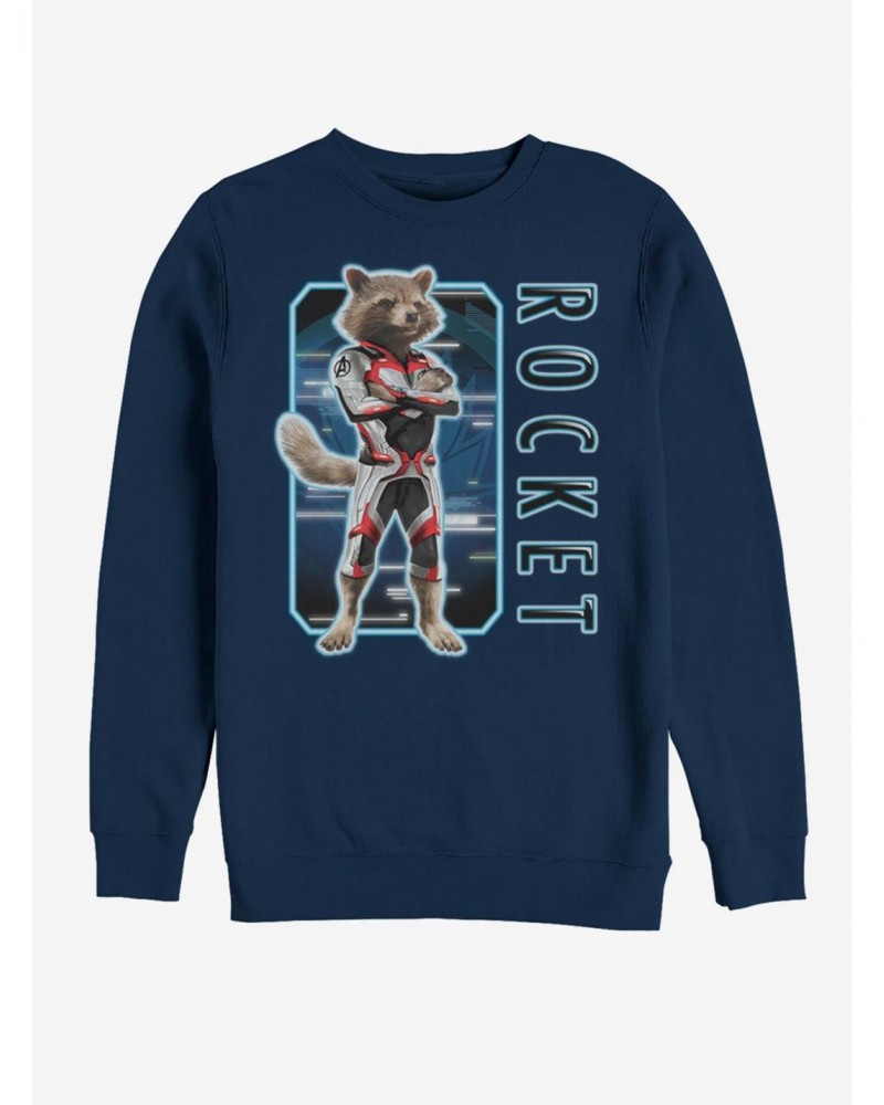 Marvel Avengers: Endgame Rocket Armor Solo Box Sweatshirt $11.44 Sweatshirts