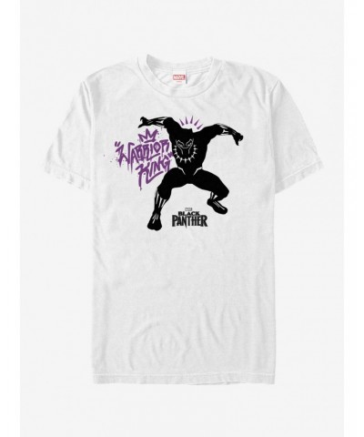 Marvel Black Panther 2018 Warrior King T-Shirt $11.47 T-Shirts