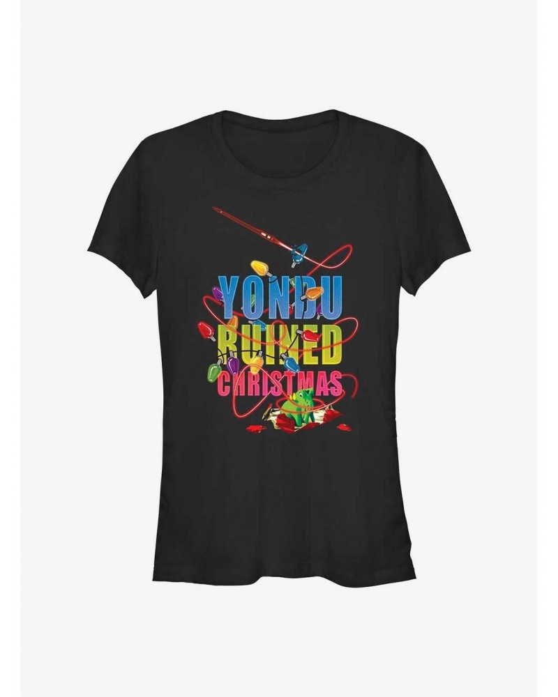 Marvel Guardians of the Galaxy Holiday Special Yondu Ruined Christmas Girls T-Shirt $7.72 T-Shirts