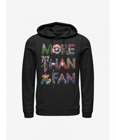 Marvel Avengers More Than A Letters Hoodie $17.51 Hoodies