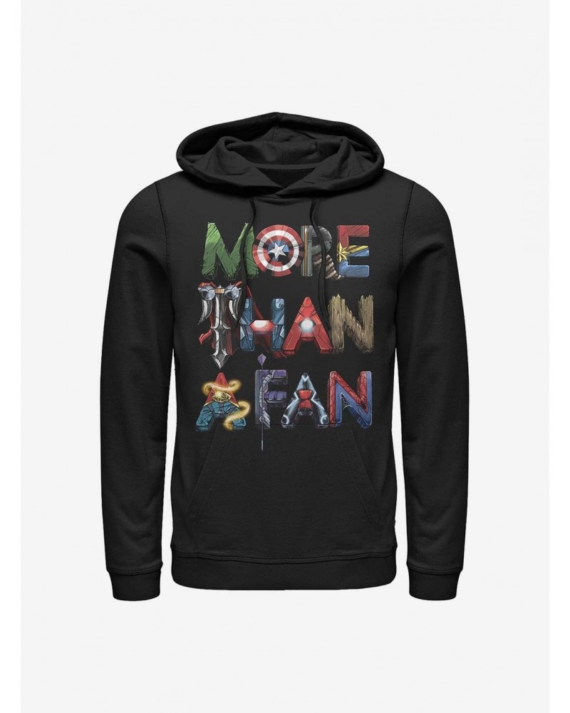 Marvel Avengers More Than A Letters Hoodie $17.51 Hoodies