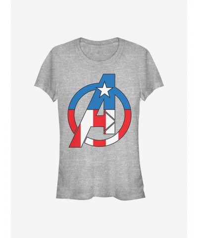 Marvel Captain America Avenger Girls T-Shirt $12.45 T-Shirts