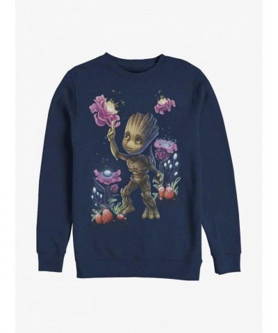 Marvel Guardians Of The Galaxy Groot Plants No Bg Sweatshirt $12.92 Sweatshirts
