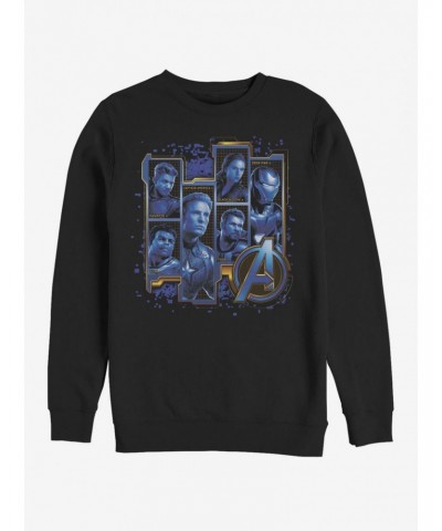 Marvel Avengers: Endgame Blue Box Up Sweatshirt $11.44 Sweatshirts