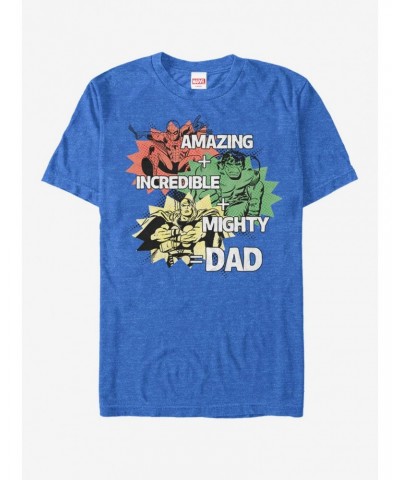 Marvel Father's Day Avengers Dad Qualities T-Shirt $7.65 T-Shirts