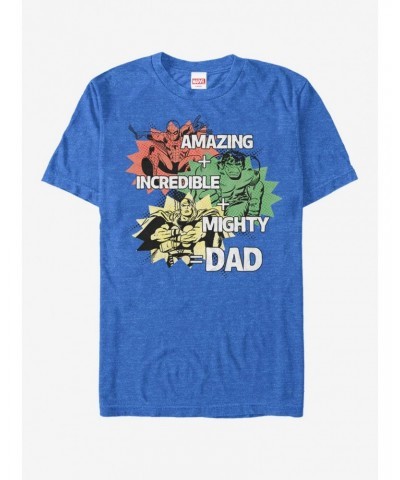 Marvel Father's Day Avengers Dad Qualities T-Shirt $7.65 T-Shirts