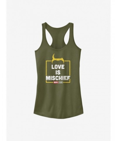 Marvel Loki Love Is Mischief Girls Tank $12.45 Tanks