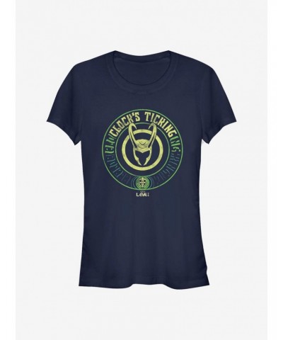 Marvel Loki Clock's Ticking Girls T-Shirt $7.47 T-Shirts