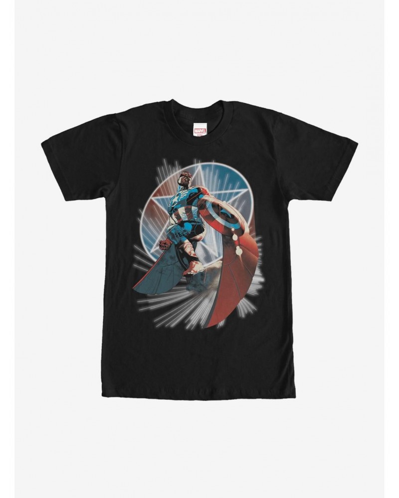 Marvel Captain America Wings T-Shirt $8.37 T-Shirts