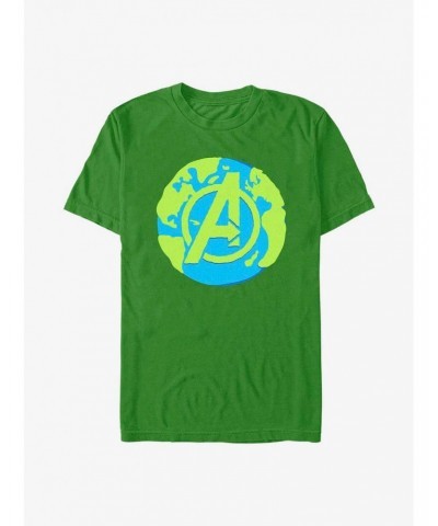 Marvel Avengers Earth Day Avengers World T-Shirt $8.84 T-Shirts