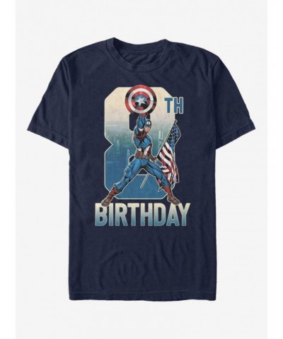 Marvel Captain America 8th Birthday T-Shirt $8.84 T-Shirts