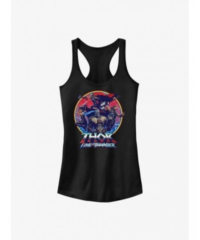 Marvel Thor: Love and Thunder Group Emblem Girls Tank $7.72 Tanks