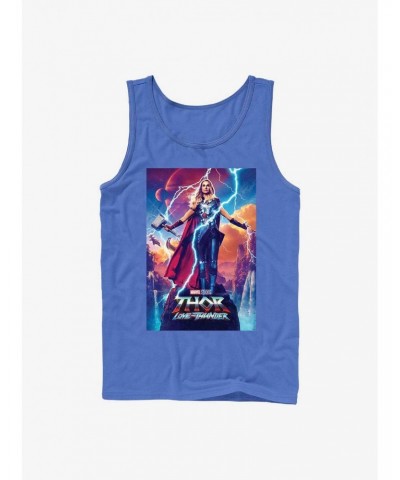 Marvel Thor: Love and Thunder Mighty Thor Movie Poster Tank $7.47 Tanks