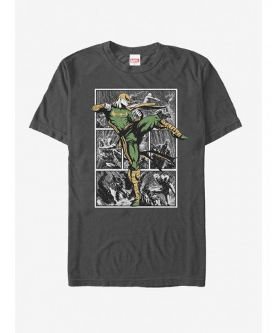Marvel Iron Fist Rain Battle T-Shirt $10.28 T-Shirts
