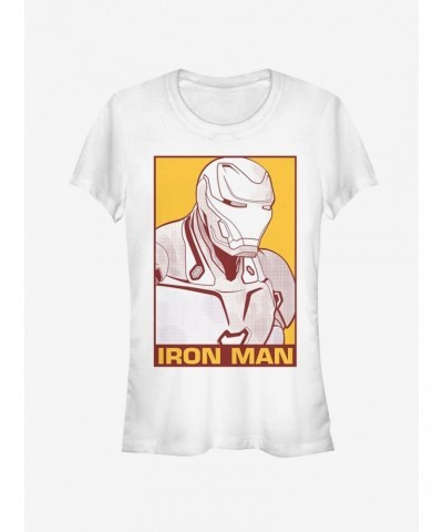 Marvel Avengers Endgame Pop Iron Man Girls T-Shirt $10.21 T-Shirts
