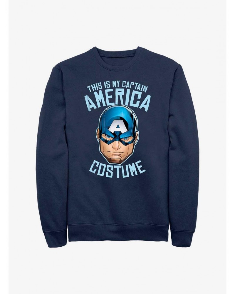 Marvel Captain America This Is My Costume Sweatshirt $15.50 Sweatshirts