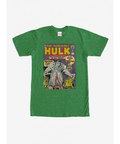 Marvel Hulk Comic Book Cover Print T-Shirt $9.80 T-Shirts